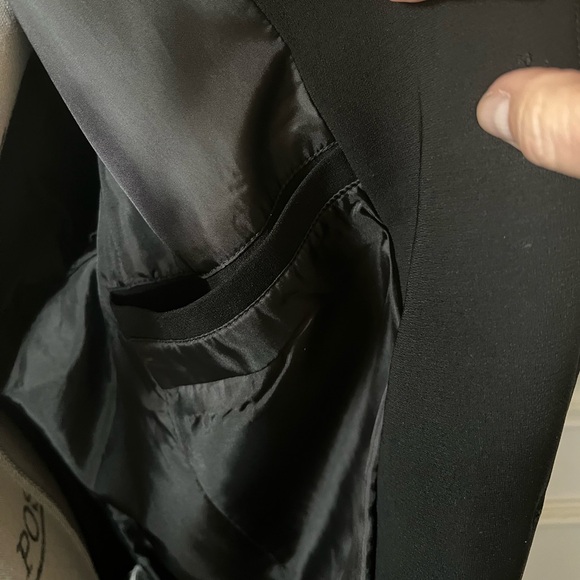 H&M, Single Breasted 3/4 Length Black Tailored Classic Topper/Blazer. - Picture 10 of 15